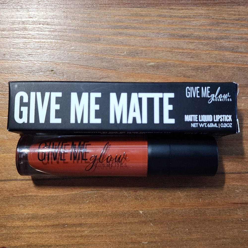 NEW Give Me Matte Pumpkin & Spices Liquid lipstick by Give Me Glow Cosmetics